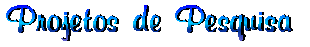 Principais Projetos de Pesquisa